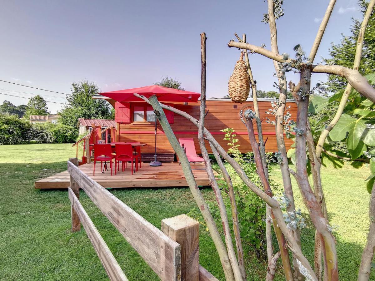 Гостевой дом La Roulotte Du Cagire - 4 Pers - Pyrenees Villeneuve-de-Riviere Экстерьер фото