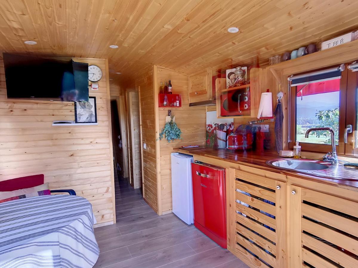 Гостевой дом La Roulotte Du Cagire - 4 Pers - Pyrenees Villeneuve-de-Riviere Экстерьер фото