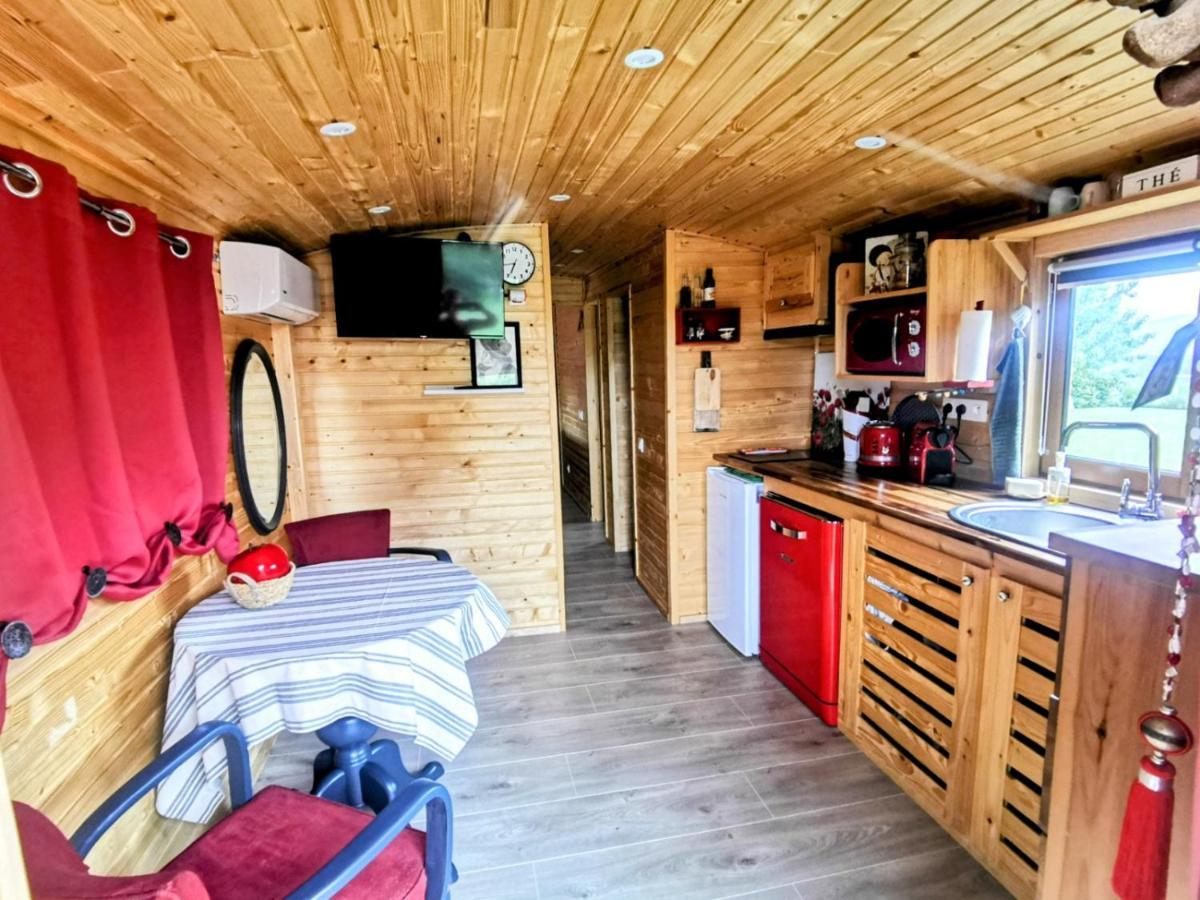 Гостевой дом La Roulotte Du Cagire - 4 Pers - Pyrenees Villeneuve-de-Riviere Экстерьер фото